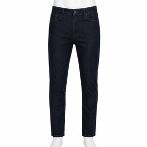 Betabrand Jeans Mens 32x28 Black Straight Leg Neutral Minimalist Grunge Punk